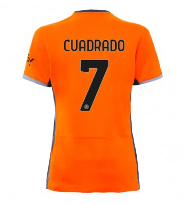Inter Milan Juan Cuadrado #7 Replika Tredjetrøje Dame 2023-24 Kortærmet